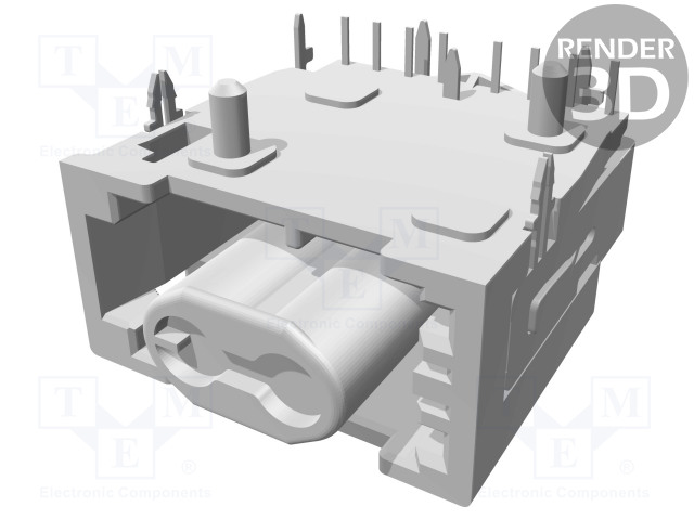 Connector: fiber optic; socket; ways: 2; angled 90Ā°; 6mm