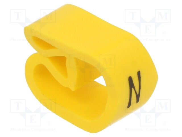 Markers for cables and wires; Label symbol: N; 8÷16mm; PVC; PA