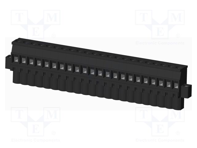 Connector: pluggable terminal block; plug; female; angled 90°