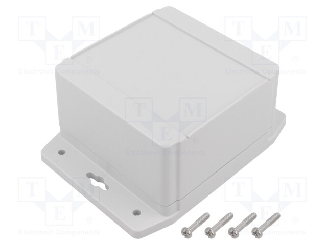 Enclosure: multipurpose; X: 104mm; Y: 106mm; Z: 62mm; 1555F; ABS; grey