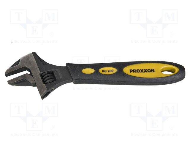 Wrench; adjustable; 200mm; Max jaw capacity: 24.5mm; RG 200