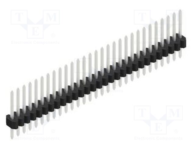 Connector: pin strips; pin header; male; PIN: 29; 1.27mm; THT; 1x29