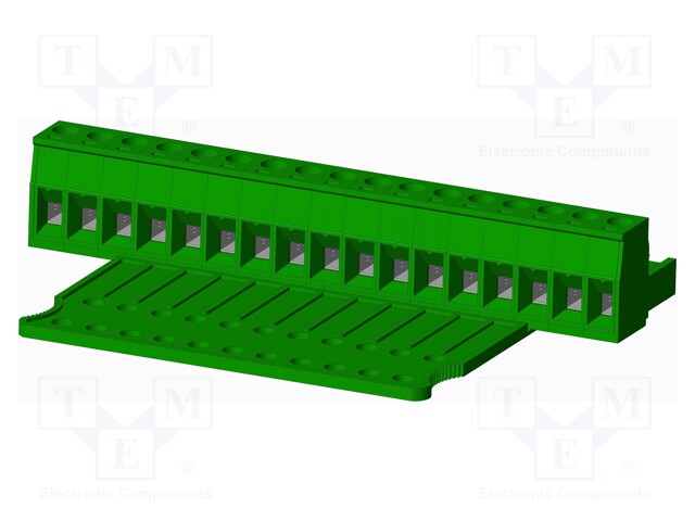 Connector: pluggable terminal block; plug; female; straight; 300V