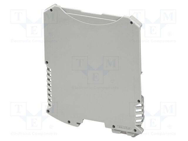 Housing half; left; grey; UL94V-0; ME MAX U-U1; PA; X: 6.3mm; Y: 99mm