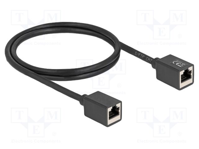 Extender Ethernet; S/FTP; Cat: 6a; RJ45 socket,both sides; 1m