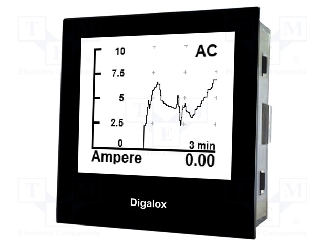 Panel; LCD (192x160); VDC: ±500V; VAC: 0÷500V; VAC accuracy: ±1%