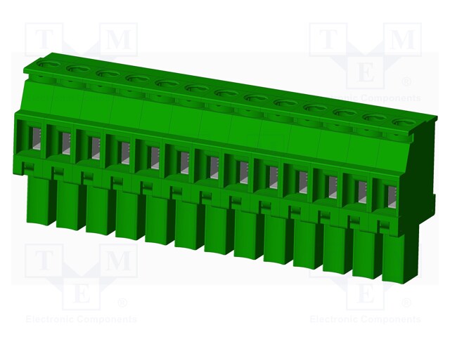 Connector: pluggable terminal block; plug; female; angled 90°