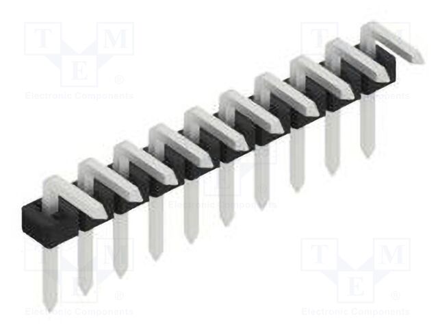 Connector: pin strips; pin header; male; PIN: 10; 2mm; THT; 1x10
