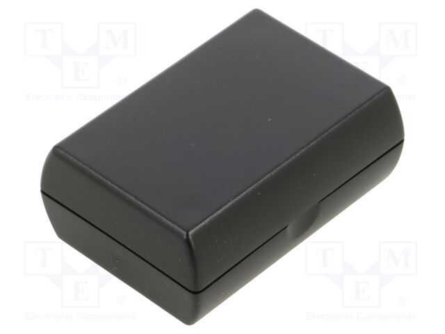 Enclosure: multipurpose; X: 46mm; Y: 65mm; Z: 26mm; ABS; black