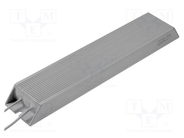 Resistor: wire-wound; with heatsink; 1Ω; 600W; ±5%; 30x60x335mm