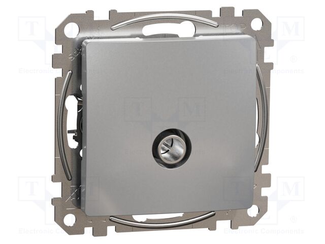 TV socket ending; IP20; plaster embedded,in mounting box; Sedna