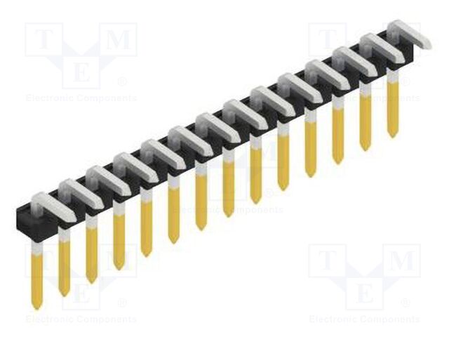 Connector: pin strips; pin header; male; PIN: 14; 2.54mm; THT; 1x14