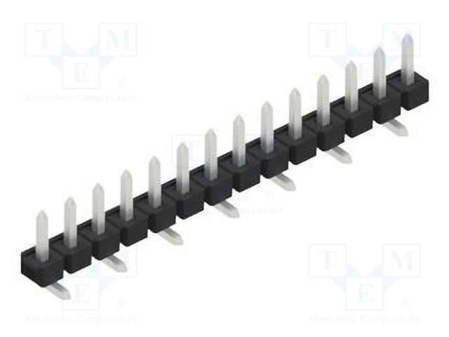 Connector: pin strips; pin header; male; PIN: 14; 2.54mm; SMT; 1x14