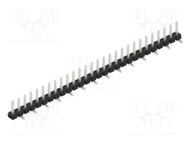 Connector: pin strips; pin header; male; PIN: 28; 2.54mm; SMT; 1x28