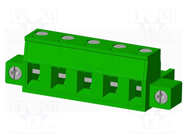 Connector: pluggable terminal block; plug; female; straight; 12A