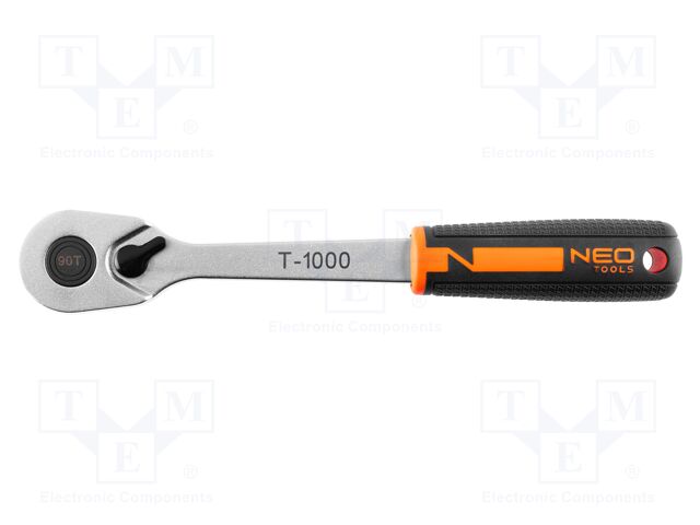 Rattle; 1/2"; T-1000; with switch; 285mm; Teeth: 90