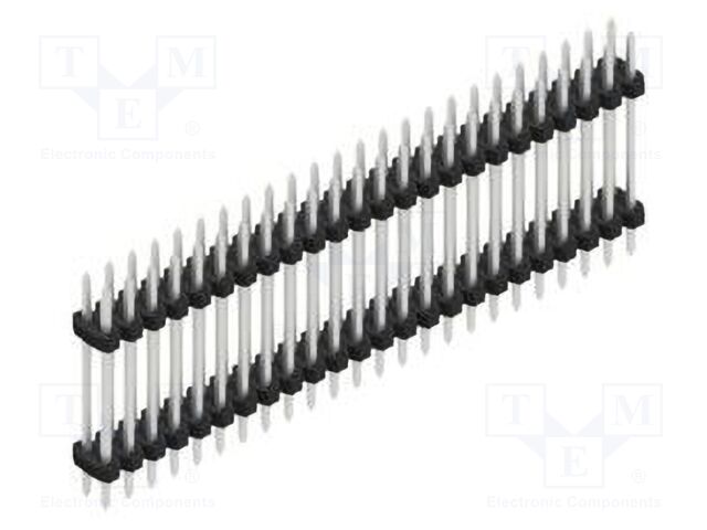 Connector: pin strips; pin header; male; PIN: 48; 2mm; THT; 2x24