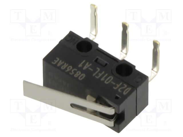Microswitch SNAP ACTION; with lever; SPDT; 0.1A/30VDC; ON-(ON)
