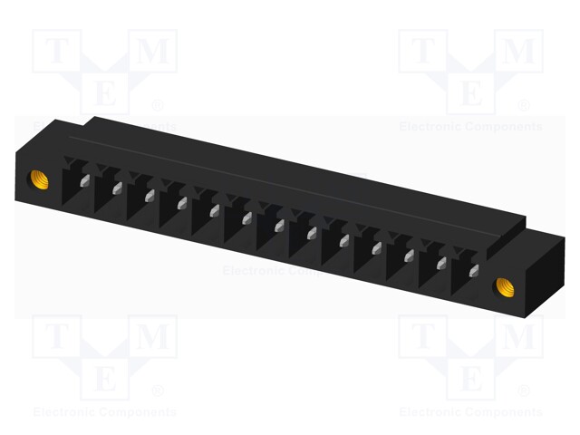 Connector: pluggable terminal block; socket; male; on PCBs