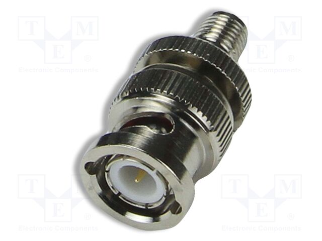 Adapter; BNC plug,SMA socket; 50Ω; 4GHz