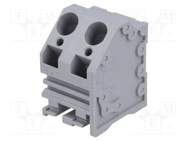 PCB terminal block; angled; 10mm; ways: 2; on PCBs; 0.2÷6mm2; 30A