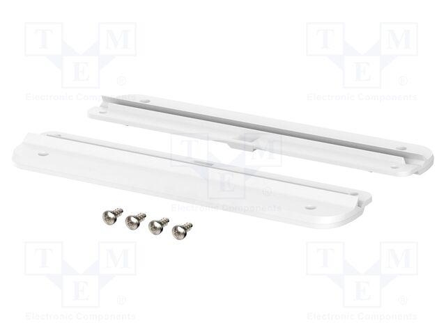 Set of wall holders; white; 2pcs.