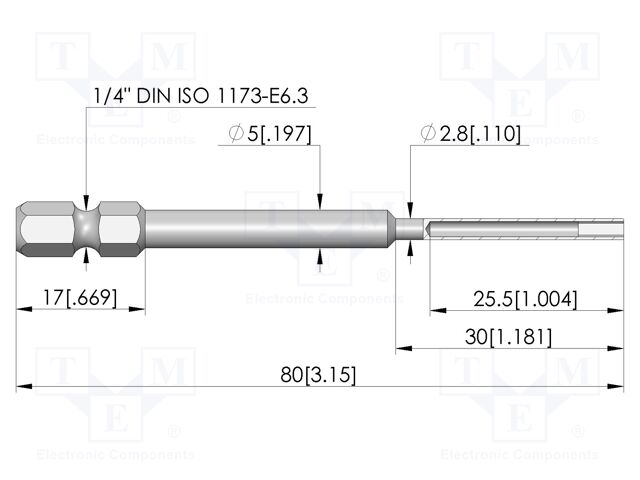 Tool: mounting tool; BIT-GKS