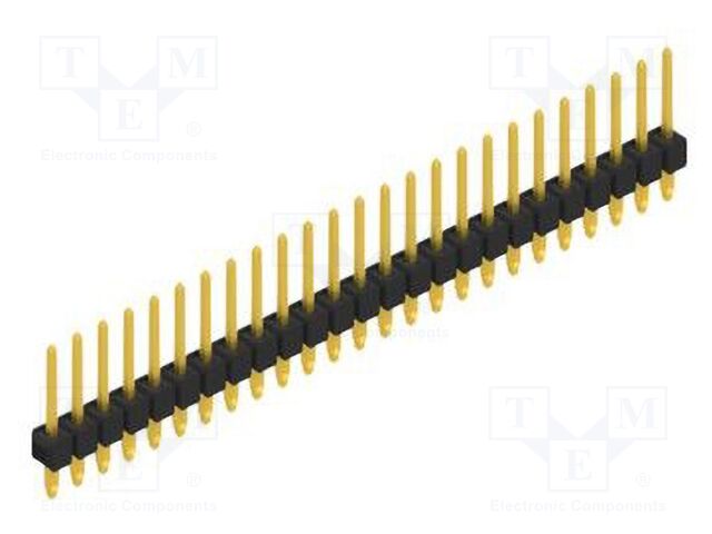 Connector: pin strips; pin header; male; PIN: 25; 2.54mm; THT; 1x25