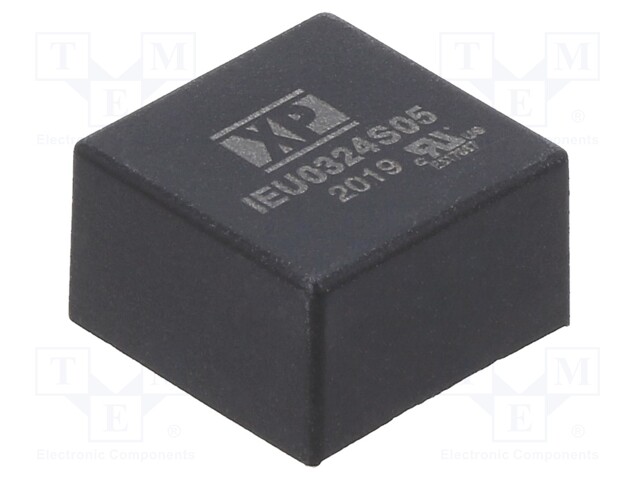 Isolated Board Mount DC/DC Converter, ITE, 1 Output, 3 W, 5 VDC, 600 mA