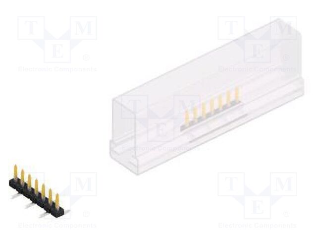 Connector: pin strips; pin header; male; PIN: 7; 2mm; SMT; 1x7; 100V