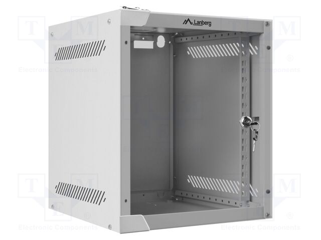 Enclosure: rack cabinet; Standard: 10"; 6U; grey; Z: 310mm; X: 280mm