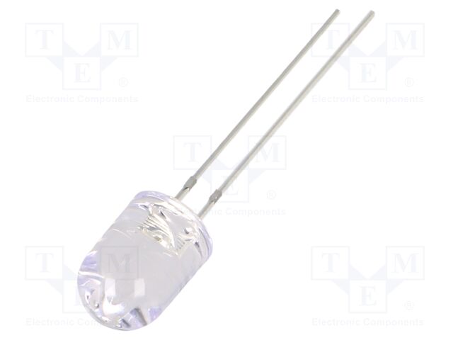 LED; green; 8mm; 8400÷10000mcd; 30°; Front: convex; 2.9÷3.4VDC