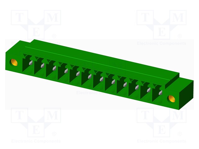 Connector: pluggable terminal block; socket; male; angled 90°