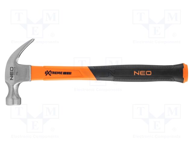 Hammer; carpenter; 450g; fiberglass