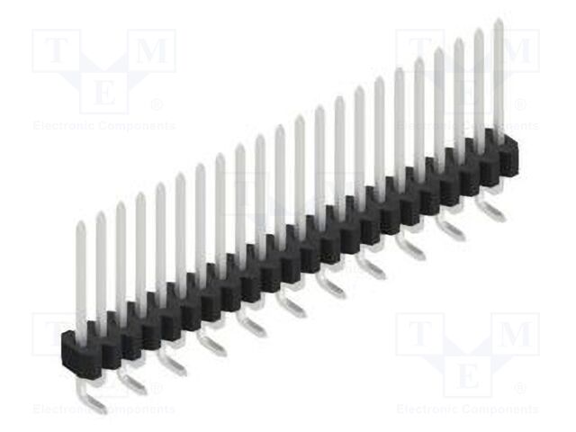 Connector: pin strips; pin header; male; PIN: 22; 1.27mm; SMT; 1x22