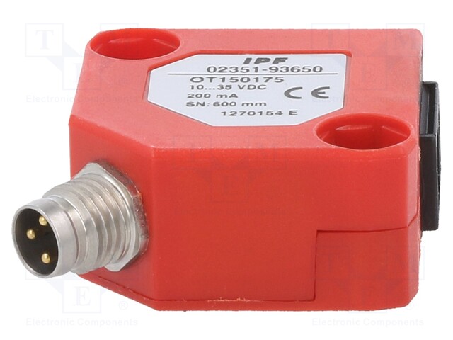 Sensor: photoelectric; Range: 0÷0.6m; PNP / NO / NC; Mat: PBTP