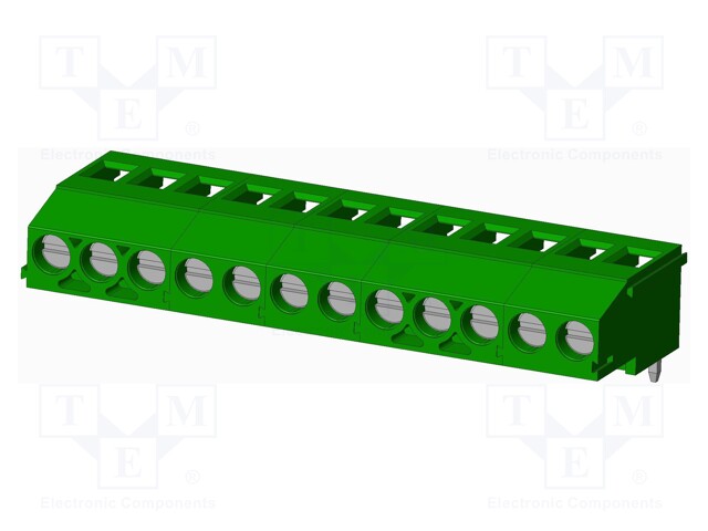 Connector: PCB terminal block; terminal; Plating: tinned; on PCBs