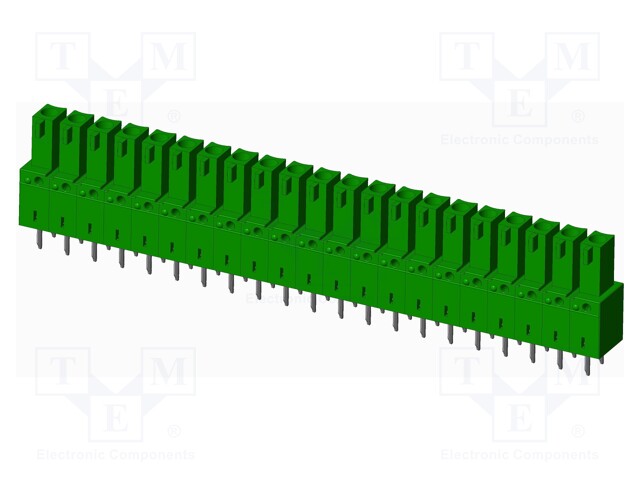Connector: pluggable terminal block; socket; female; straight