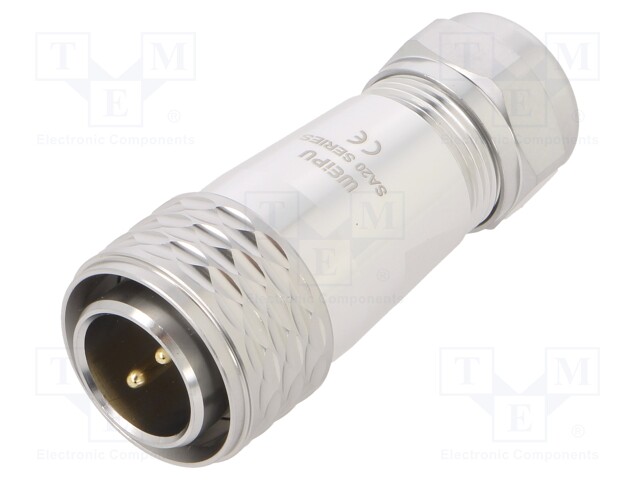 Circular; SA20; IP67; soldering; -40÷85°C