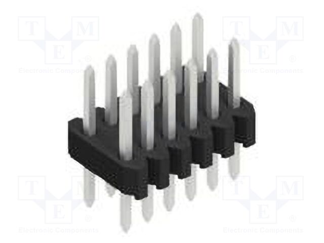 Connector: pin strips; pin header; male; PIN: 12; 1.27mm; THT; 2x6