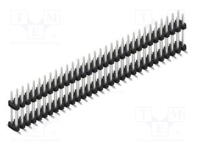Connector: pin strips; pin header; male; PIN: 62; 2mm; SMT; 2x31