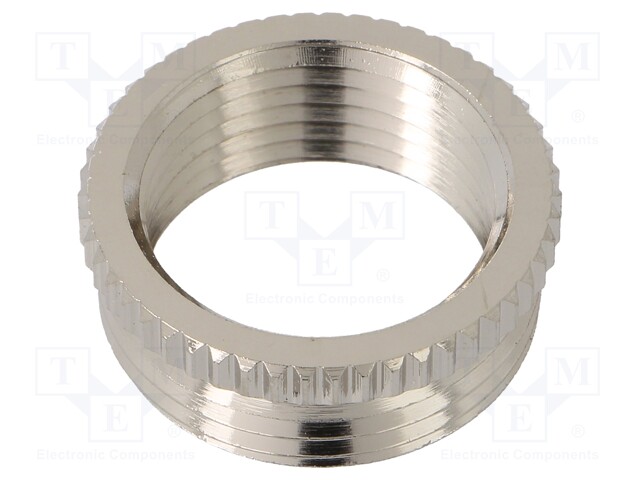 Reduction of threads for glands; Int.thread: M16; brass; nickel