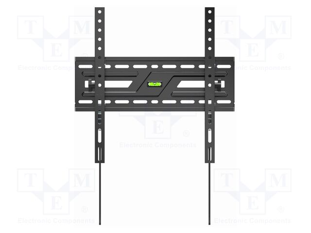Holder; for wall mounting; 75kg; 37÷75"; black