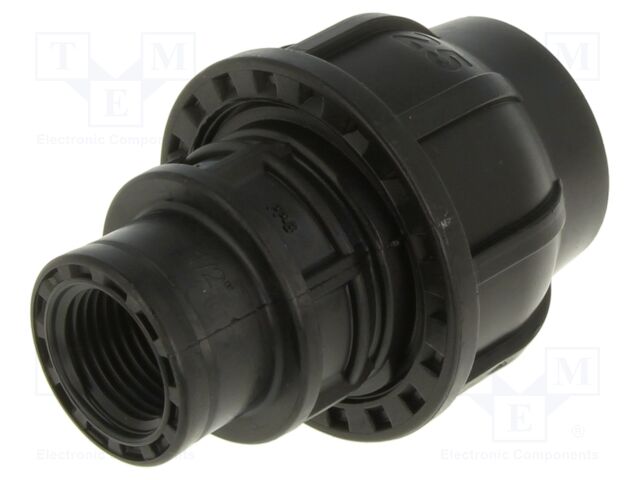 Splice terminal: clamping; Thread: G 1/2" internal; 25mm; Plast