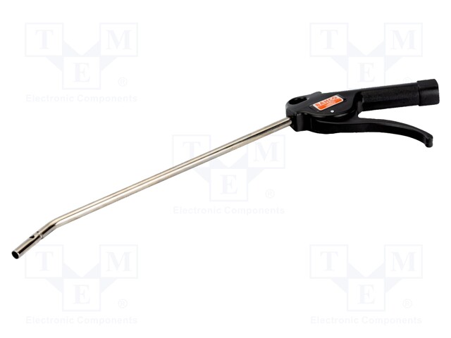 Tool: air blow gun; with an extended nozzle