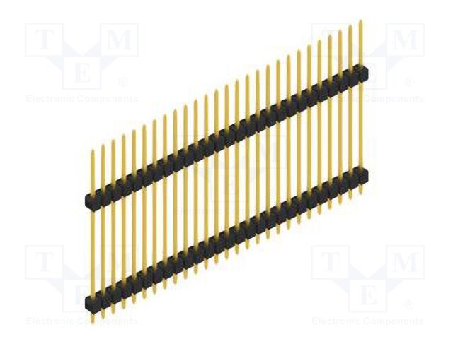 Connector: pin strips; pin header; male; PIN: 27; 2.54mm; THT; 1x27