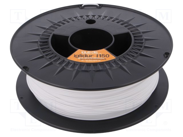 Filament: iglidur® I150-PF; for printing bearings; 1.75mm; white