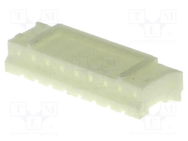 Plug; wire-board; female; NXG; 2mm; PIN: 9; w/o contacts; for cable