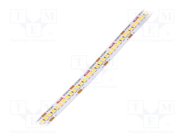 LED tape; white warm; 24V; LED/m: 240; 10mm; IP20; 120°; 14.4W/m