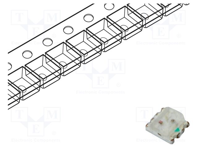 LED; red,green,yellow; SMD; 1615; 2÷2.4/2.6÷3.4VDC; 1.6x1.5x0.5mm